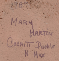 Artist Signature - Mary Martin (1927-2011) Tsiranitsia