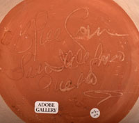 Artist Signature - Crucita Gonzales Calabaza Blue Corn, San Ildefonso Pueblo