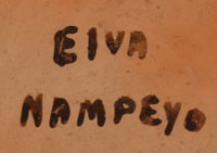Elva Tewaguna Nampeyo, Hopi-Tewa artist signature