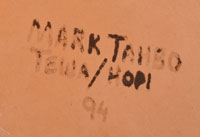 artist signature - Mark Tahbo, Hopi - Tewa Potter 