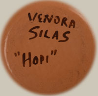 Artist Signature - Venora Silas, Hopi-Tewa