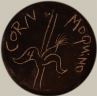 Artist Signature - Corn Moquino, Santa Clara Pueblo Potter