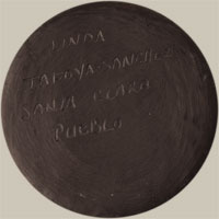 Artist Signature - Linda Tafoya-Sanchez, Santa Clara Pueblo Potter