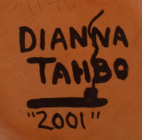 Artist Signature - Dianna Tahbo, Hopi-Tewa Potter