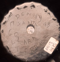 Artist Signature - Denny Gutierrez, Santa Clara Pueblo Potter 