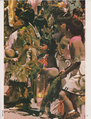 Example image from The Indian Arts of New Mexico, Volume 2 Reprinted Feature from New Mexico Magazine 1977.  Image subject to all copyright laws.  