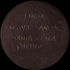 Artist Signature - Linda Tafoya-Sanchez, Santa Clara Pueblo Potter