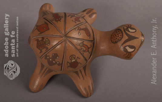 Southwest Indian Pottery Figurine C4259C - Adobe Gallery, Santa Fe
