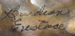 Signature - Burdian Eustace, Zuni Artist
