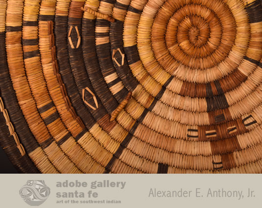 Close up view of this Hopi Basket.