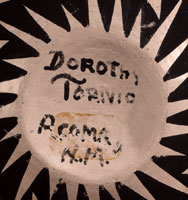 Artist Signature - Dorothy Torivio, Acoma Pueblo Potter