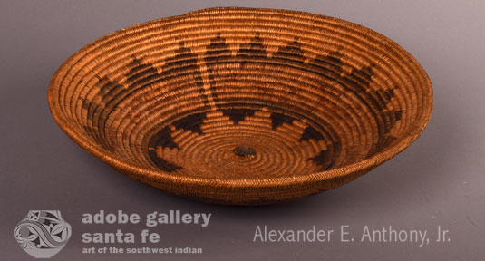 Alternate view of this Navajo basket.