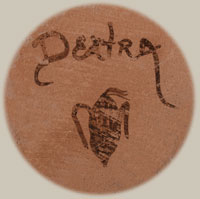 Artist Signature - Dextra Quotskuyva Nampeyo (1928- 2019), Hopi-Tewa Potter