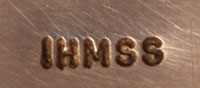 The bracelet is stamped “IHMSS” which stands for Indian Handmade Sterling Silver. 