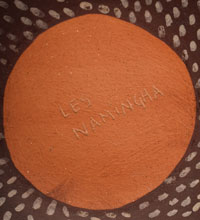 Les Namingha (1968- ) Zuni-Tewa artist signature