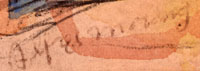 Signature of Alfred Morang, Western Artist