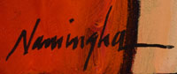 Artist Signature - Dan Namingha, Hopi-Tewa