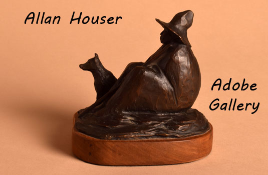 Alternate view of this bronze sculpture by Allan Houser