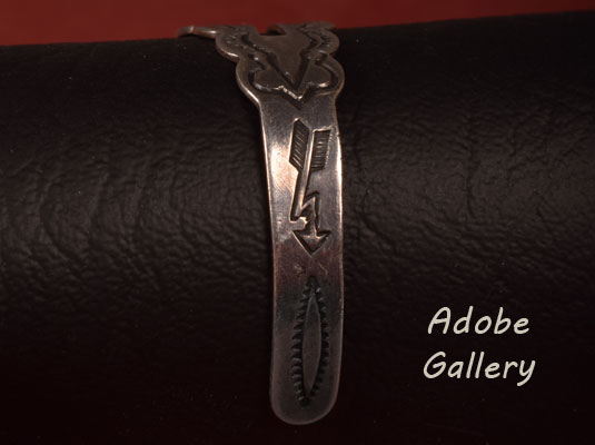 Navajo Native American Jewelry Bracelet C4357D - Adobe Gallery