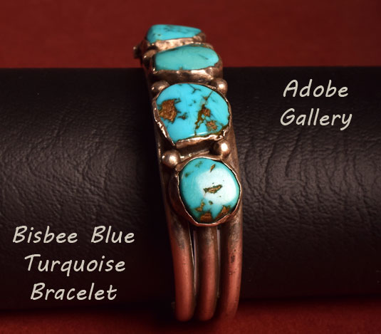 Alternate View of this Silver and Turquoise bracelet.
