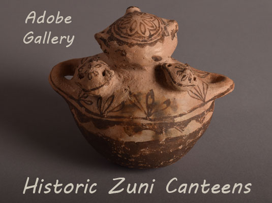 Alternate side view of this amazing Zuni pottery vessel.
