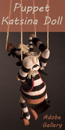 They can be displayed as a hanging puppet or sitting, as they can move.