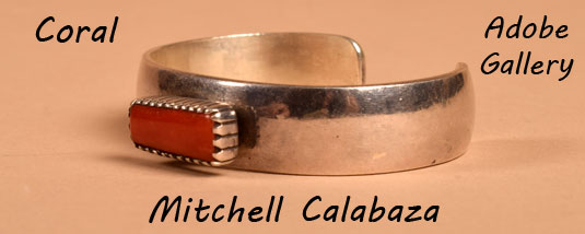 Alternate view of this coral bracelet.