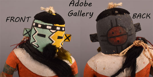 Alternate views of the mask FRONT and the BACK.