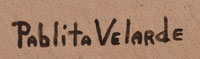 Artist Signature - Pablita Velarde, Santa Clara Pueblo Painter