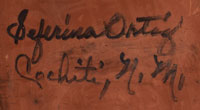 Artist Signature - Seferina Ortiz, Cochiti Pueblo Potter