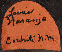 Artist Signature - Louis Naranjo, Cochiti Pueblo Potter