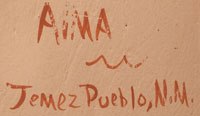 Artist Signature - Alma Loretto Concha, Pueblo Potter