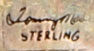 Signature of Diné of the Navajo Nation artist Tommy Moore