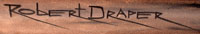 Signature of Robert Draper, Diné Artist