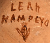 Artist Signature - Leah Garcia Nampeyo, Hopi-Tewa Potter