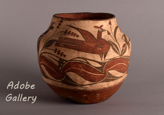 Alternate view of this Zia Pueblo pottery jar.