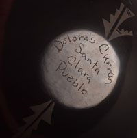 Artist Signature - Dolores Curran, Santa Clara Pueblo Potter