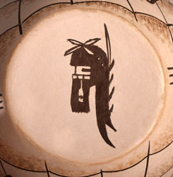 Artist Hallmark of a Katsina - Burel Naha, Hopi-Tewa Potter