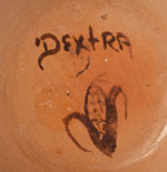 Artist Signature and Hallmark of Dextra Quotskuyva Nampeyo, Hopi-Tewa Potter
