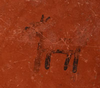 Artist Hallmark Signature of Zella Cheeda (1901-1997) Antelope Woman