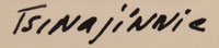 Andrew Van Tsihnahjinnie (1916 - 2000) signature