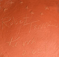 Artist Signature of Robert Tenorio, Kewa Pueblo Potter