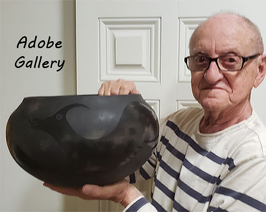 AL Anthony holding this rare vessel.