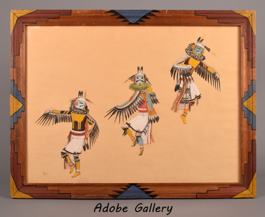 The second painting of the pair.