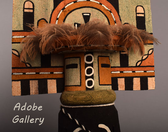 Alternate close up view of the Katsina Doll face.