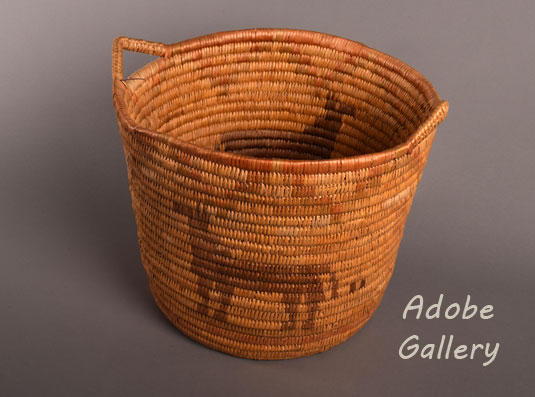 Another view of this amazing basket showing the inside and outside at the same time.