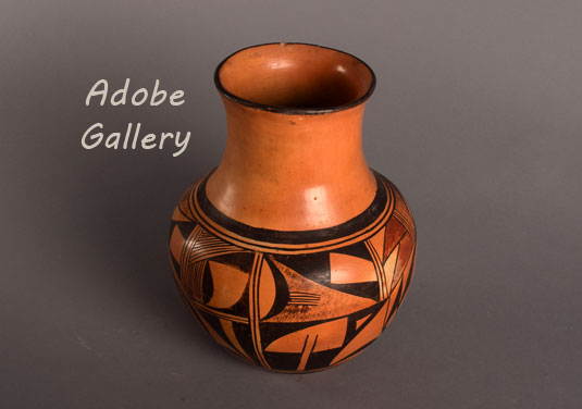 Alternate view of this Hopi pottery jar.