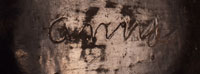 Artist Signature of Maximiliana Montoya Martinez, San Ildefonso Pueblo Potter