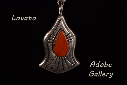 Close up view of the pendant. 