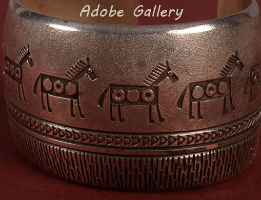 Norbert Peshlakai Native American Jewelry C4504-12 - Adobe Gallery 
